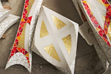 Decorative Pieces Awaiting Placement in the Sagrada Familia